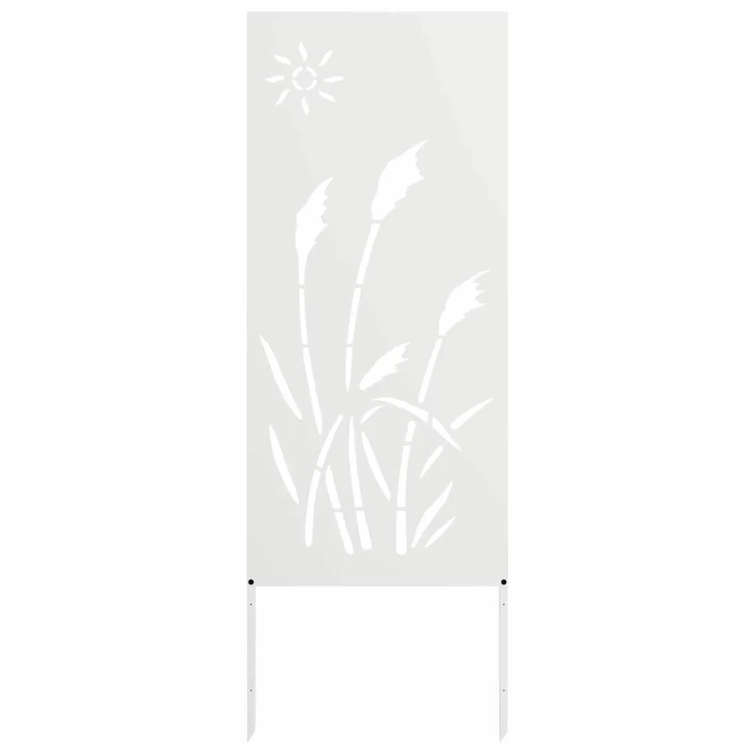 vidaXL Garten Sichtschutz-Leinwand Weiß 50 x 140 cm 876274