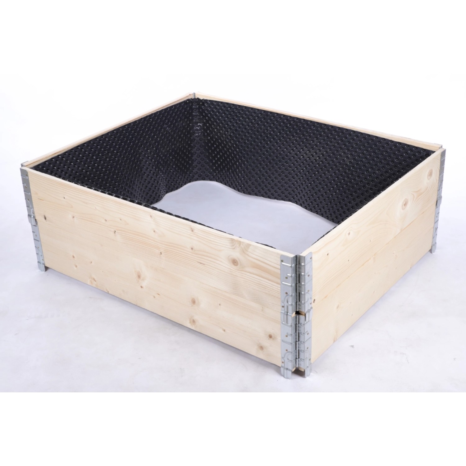 PROREGAL Hochbeetkisten GuardBox 40x120x100cm  inkl. Luftfolie Natur günstig online kaufen