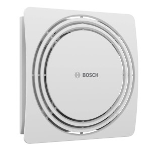 Weißer Bosch Badlüfter Fan 1900 W125 für Badezimmer und WC.