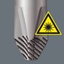 Detailaufnahme der Lasertip-Spitze eines Wera Schraubendrehers aus dem 14-teiligen Set.