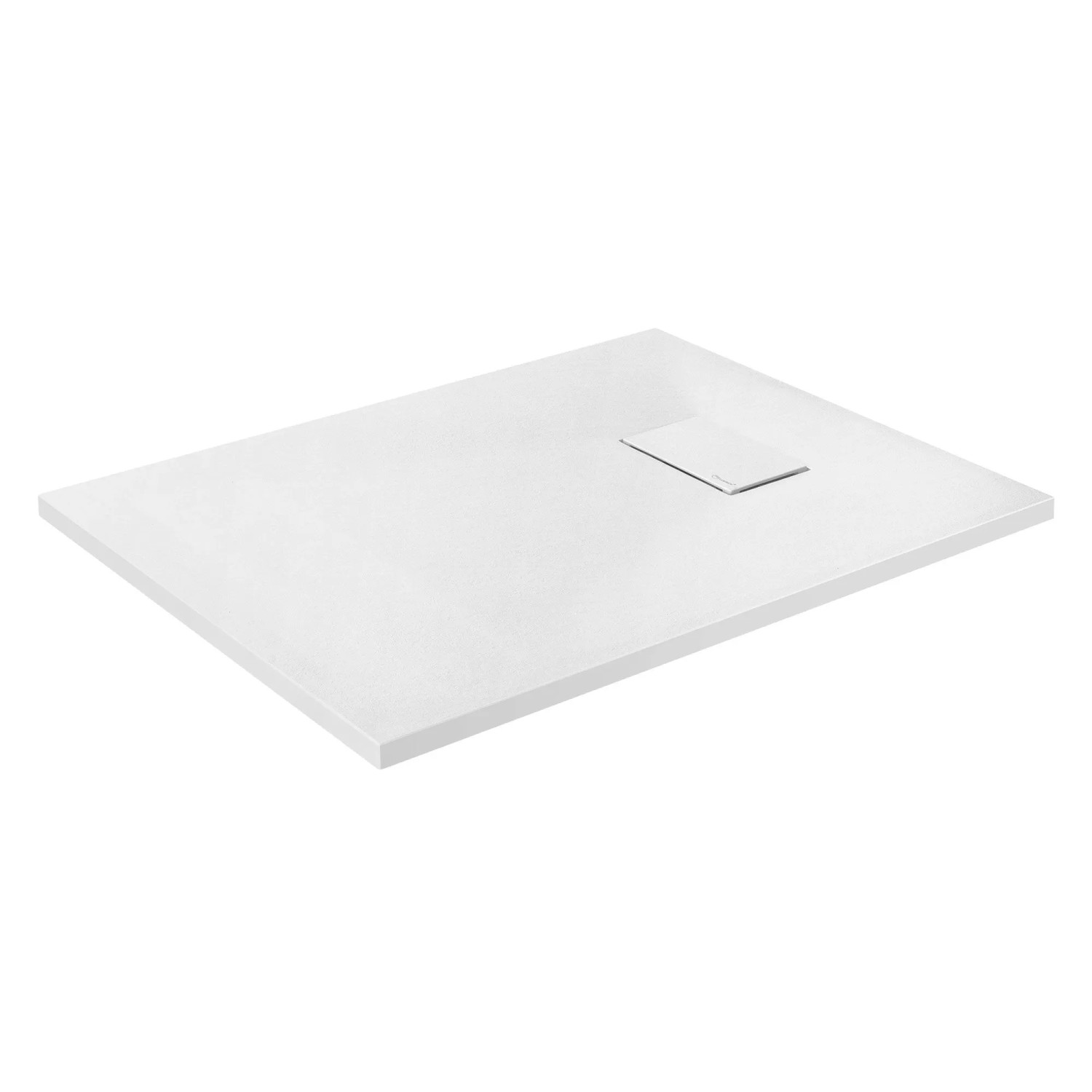 LuxeBath Duschwanne 90x70 cm Weiß aus SMC Höhe 30 mm Schiefer-Optik günstig online kaufen