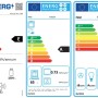 Energieeffizienzlabel für Kühlschrank, Herd und Dunstabzugshaube der Küchenzeile Flex-Well Exclusiv.