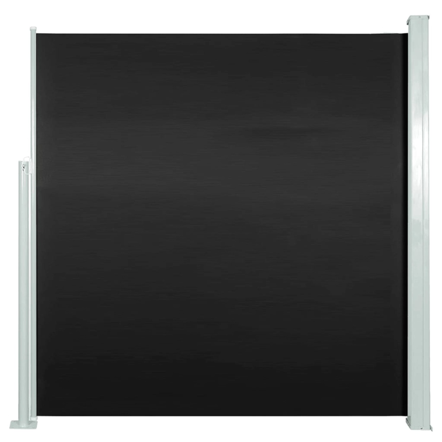 furnicato Seitenmarkise Ausziehbar 140x300 cm Schwarz günstig online kaufen