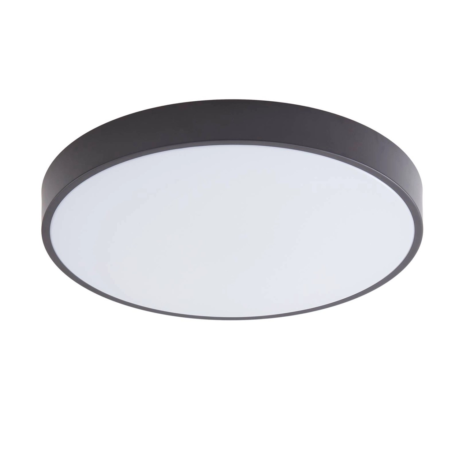 Lindby LED Smart Home Deckenlampe Innes 10013325 Dimmbar Modern in Schwarz günstig online kaufen