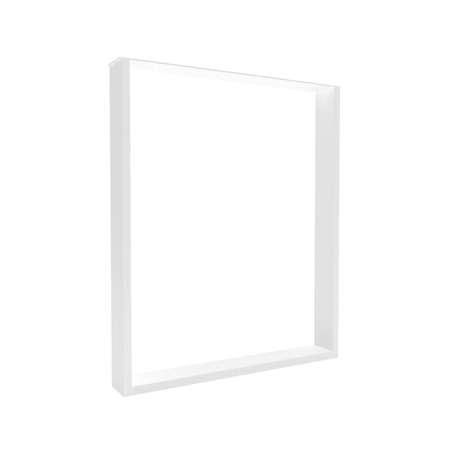 HEVVA Tischkufe BASEL 60 cm Tief 72 cm Höhe 1x Bein Weiß