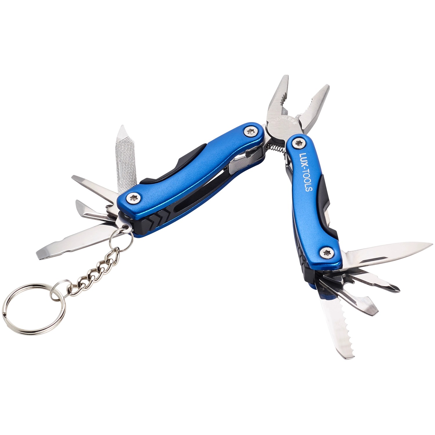 LUX 12-in-1 Mini-Multitool mit Schlüsselring