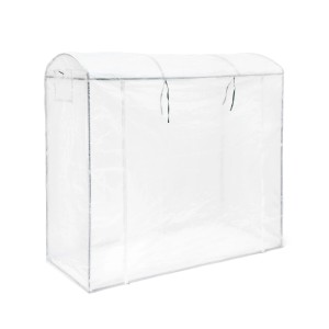 Relaxdays Tomatengewächshaus XL Metall mit Runddach UV-beständig Reißfest 170 cm x 200 cm x 80 cm 6 kg