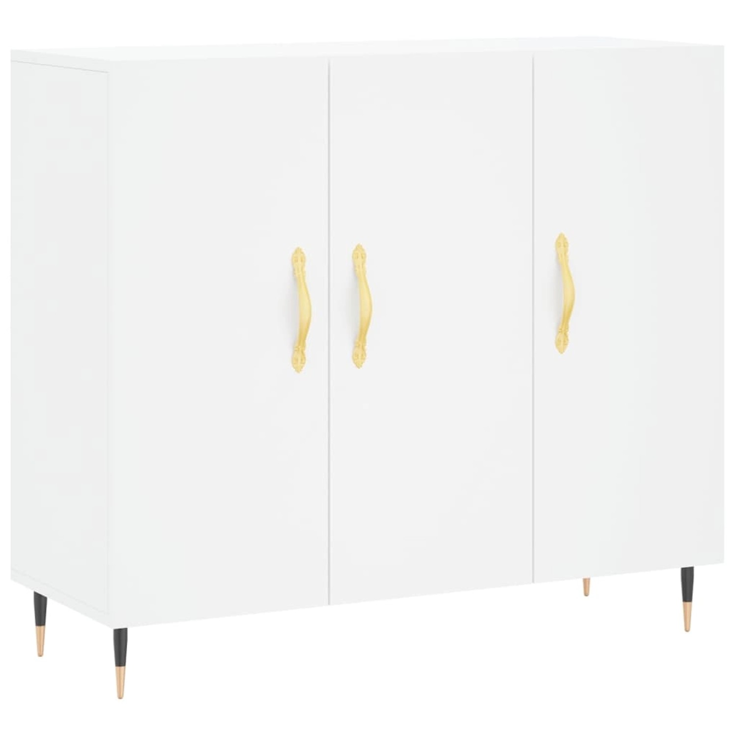 vidaXL Sideboard Weiß 90x34x80 cm Holzwerkstoff 828084 günstig online kaufen