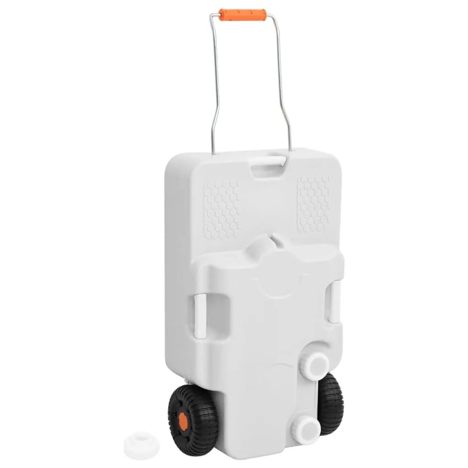 vidaXL Camping-Wassertank mit Rollen 30 L Grau 154416