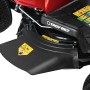 Detailaufnahme: Troy-Bilt Mini-Rider 76T-S Aufsitzmäher mit Seitenauswurf.