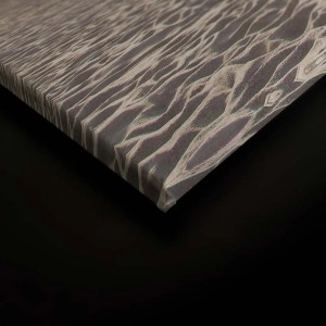 Leinwandbild mit Strandmotiv: Maritimes Wandbild mit Strandkorb in Hellblau und Crème.