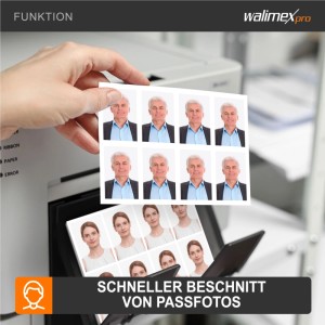 Walimex Pro 35X45Mm Fotostanze Passbildstanze Passbild Handstanze Stanze