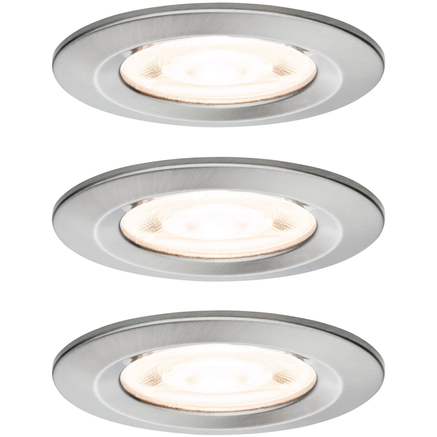 Paulmann LED EBL Nova 3er-Set 3x550,m 3x4,9 W 2700 K Eisen IP44