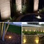 SSC-LUXon Juavi Bodeneinbaustrahler 4er Set, schwarz, für GU10, im Garten und an Wegen.