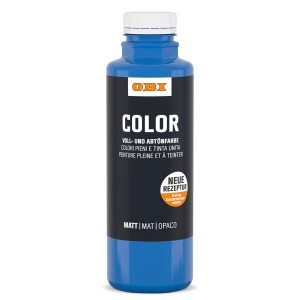 OBI Color Voll- und Abtönfarbe 500ml in Capriblau. Ideal zum Abtönen von Farben und Putzen.