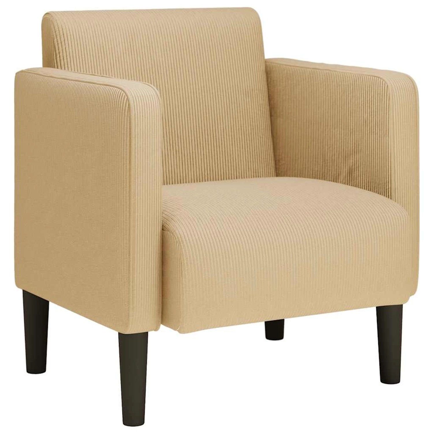 vidaXL Sessel mit Armlehnen Graugrün 54 cm Cordstoff 4100519 günstig online kaufen