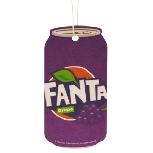 Airflair Auto-Lufterfrischer Fanta Grape im Dose Design für frischen Duft im Auto.
