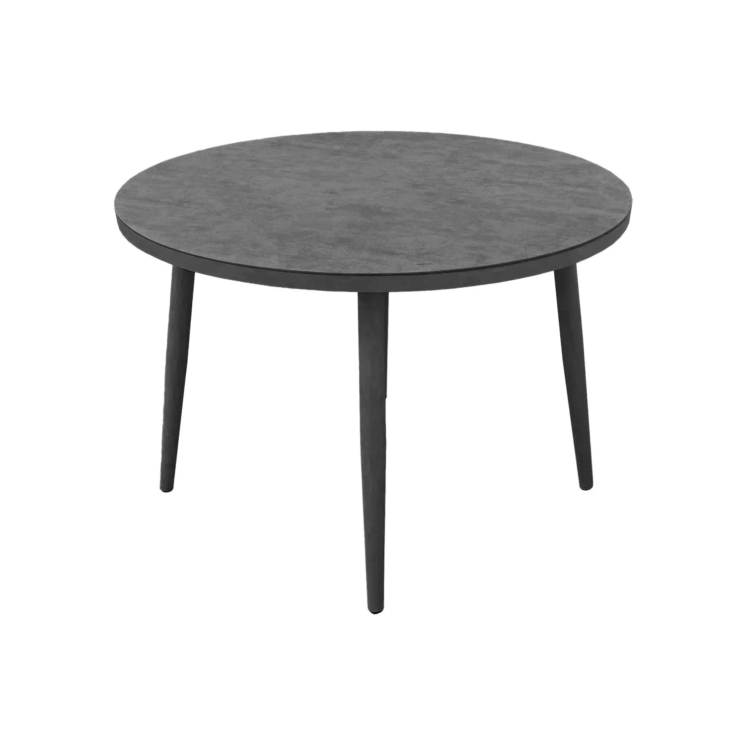 Greemotion Gartentisch Bari Rund Grau Ø 108 cm