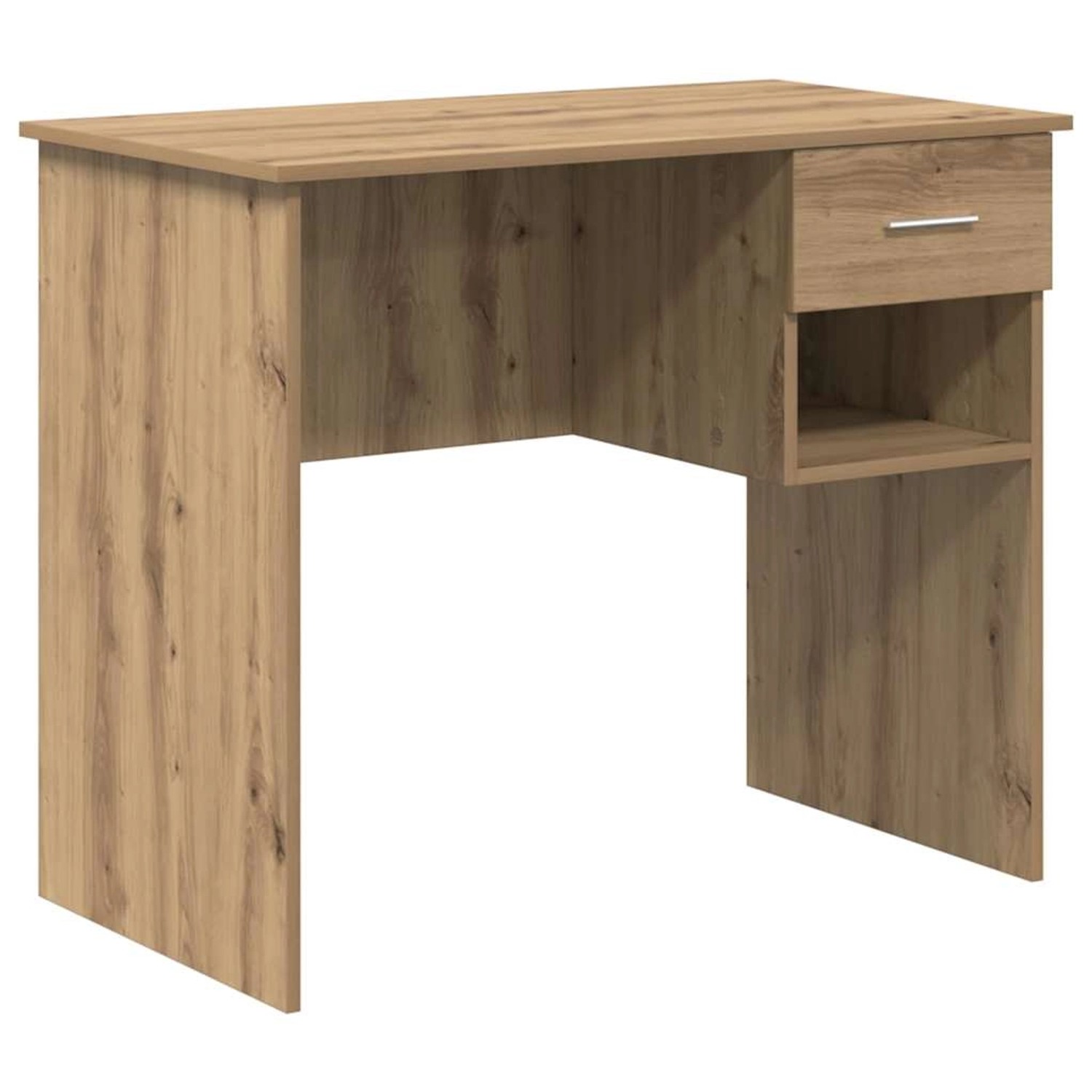 vidaXL Schreibtisch Artisan-Eiche 90 x 49,5 x 75 cm Holzwerkstoff 869273 günstig online kaufen