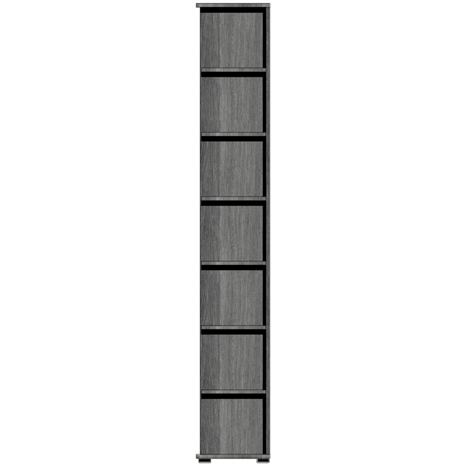 Trendteam Rundregal Hoch Runner/Moon 190 cm x 30 cm x 30 cm Grau FSC®