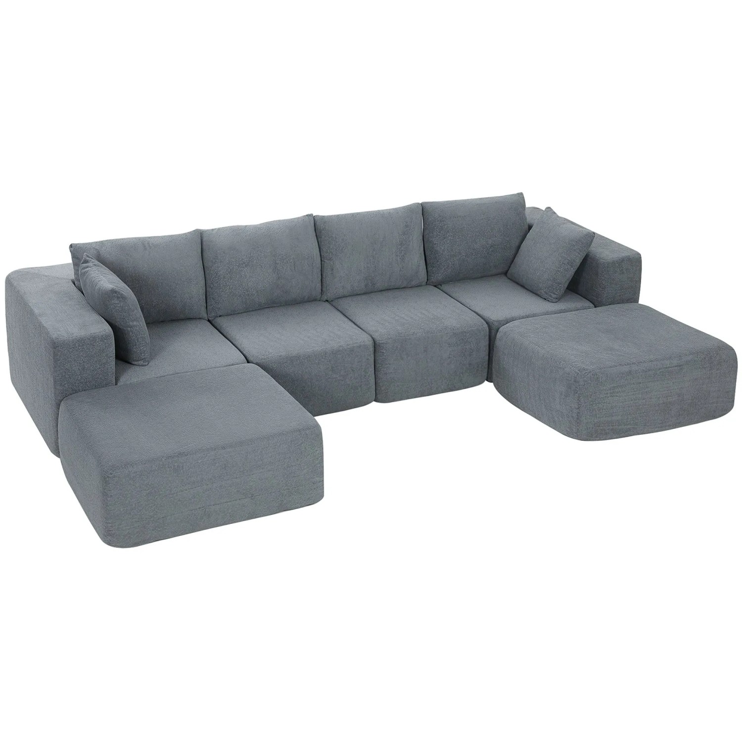 HOMCOM Ecksofa 294L x 165B x 70H cm