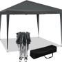 WOLTU Pavillon Pop-Up Wasserdichter Sonnenschutz 3 x 3 m Anthrazit