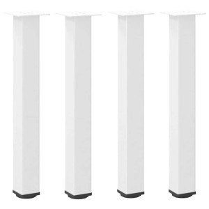 vidaXL Konsolentischbeine 4 Stk Weiß 72-74 cm Stahl 4012469