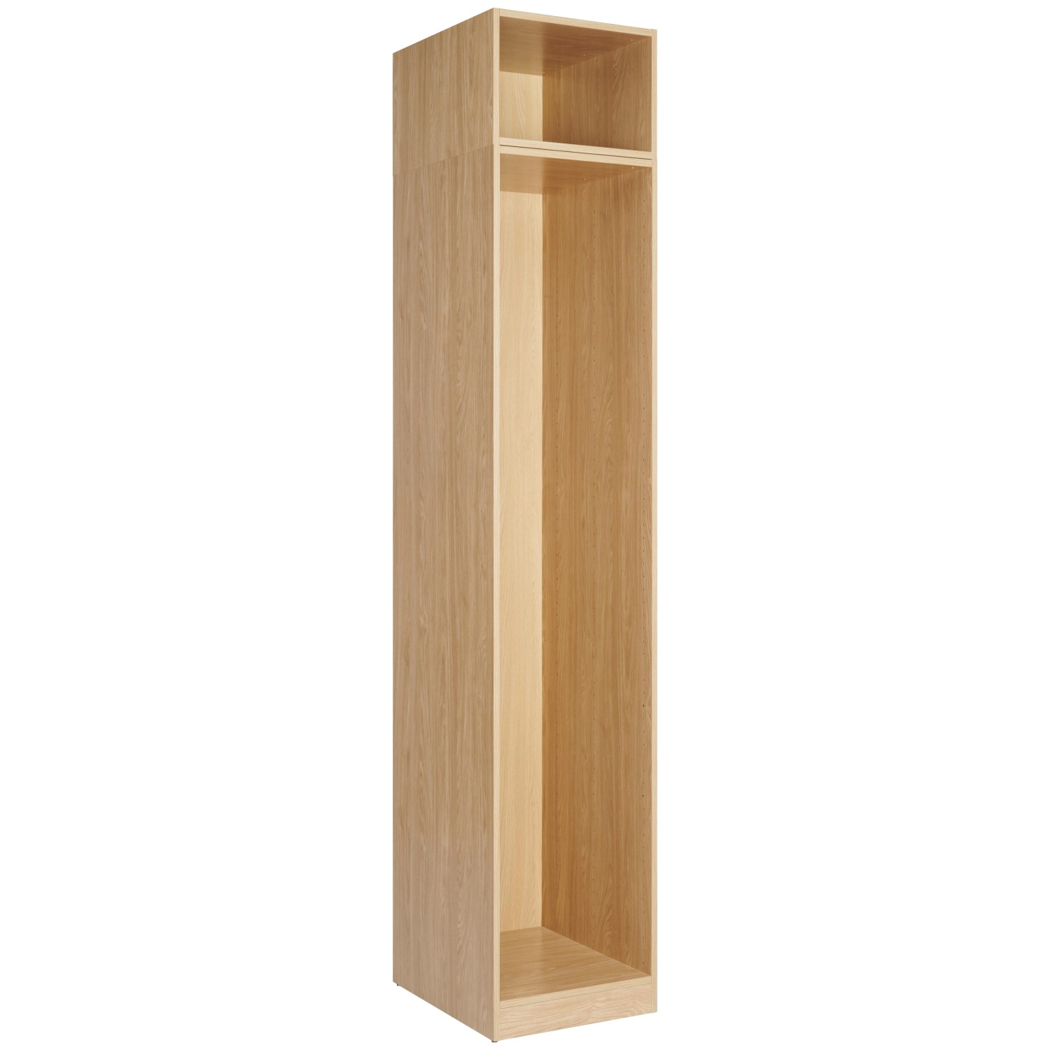 Based Kleiderschrank in Eichefarben