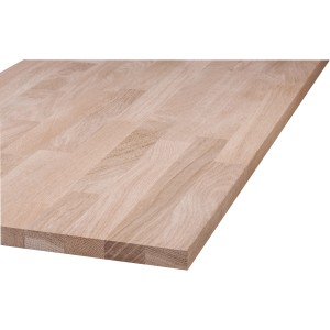 Massivholzplatte Eiche, 200x40x1,8 cm, für Möbelbau & Regale.