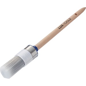 LUX Ringpinsel Gr. 6 für Lack, mit Holzgriff und Kunstborsten.