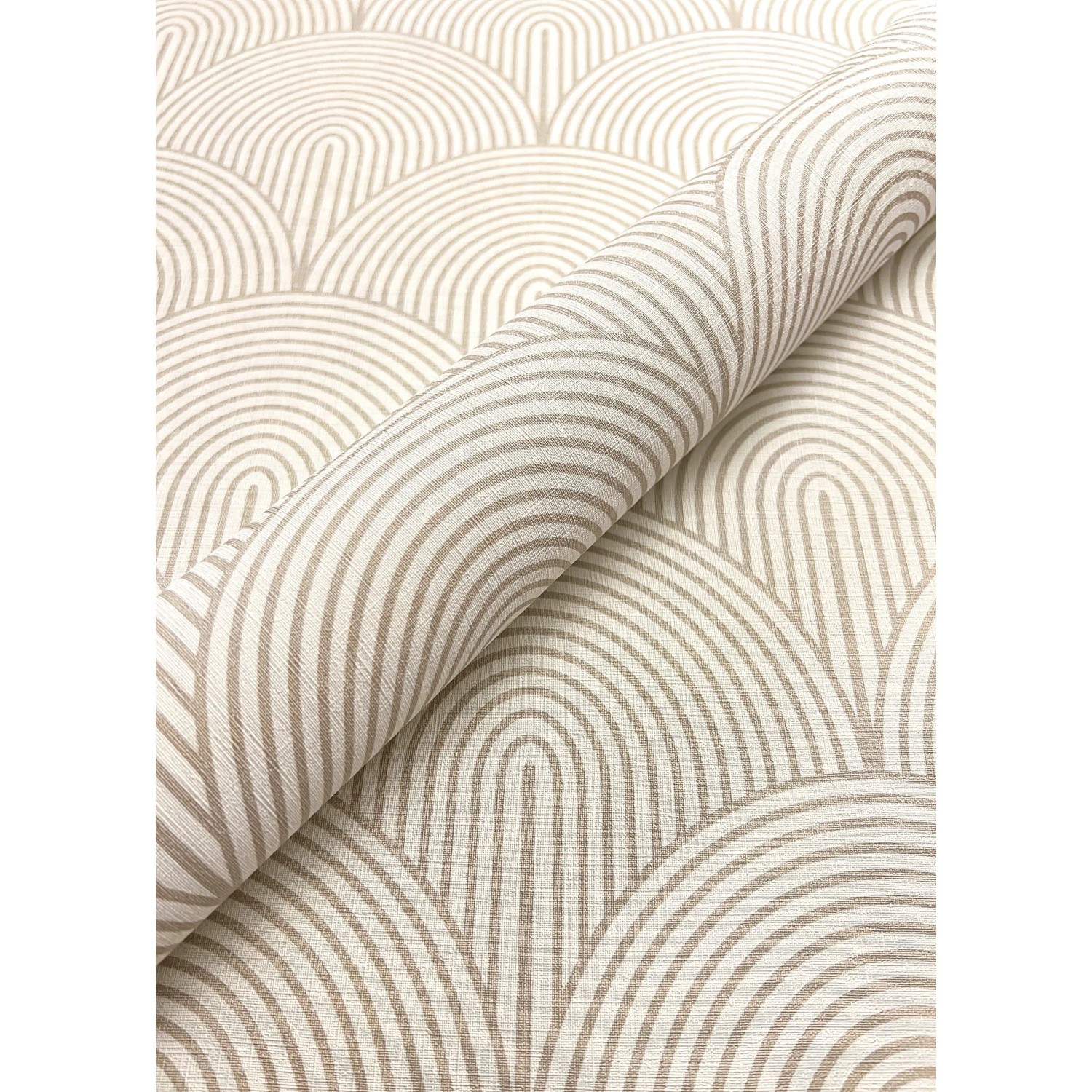 Newroom Vliestapete Bowy Beige Bogen Modern FSC®