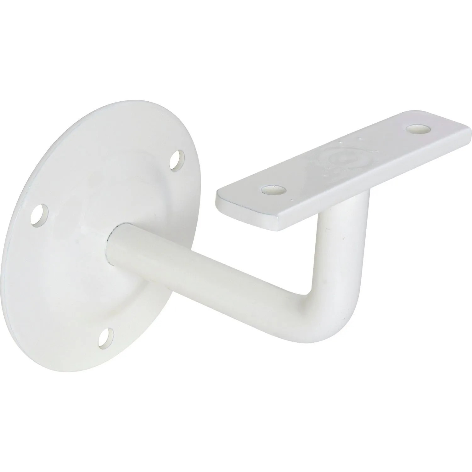 SCHÖSSWENDER Handlaufträger Rund Wandabstand 80 mm Weiß Beschichtet