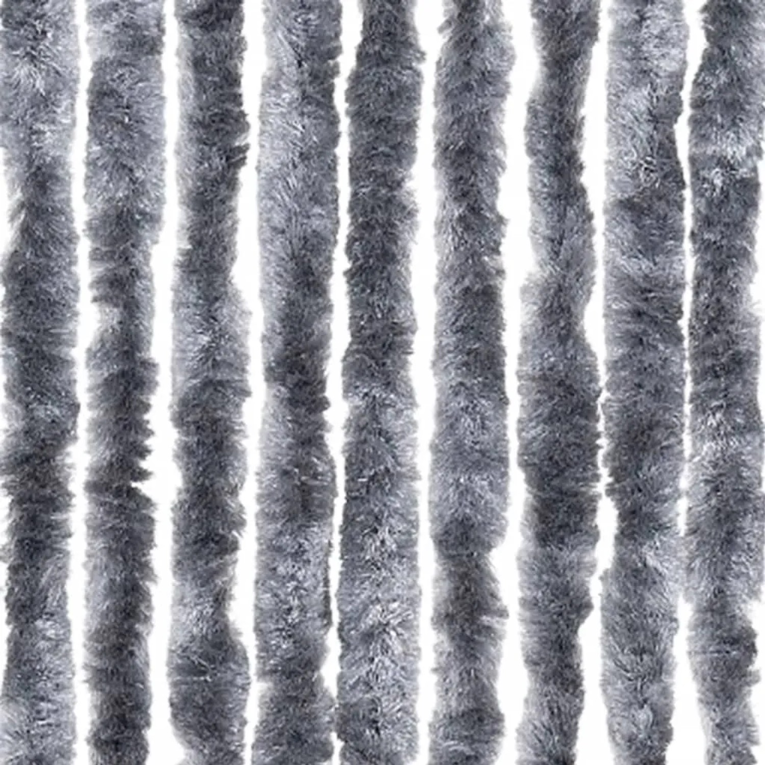 vidaXL Insektenschutz-Vorhang Silbern 90x200 cm Chenille 315139_6