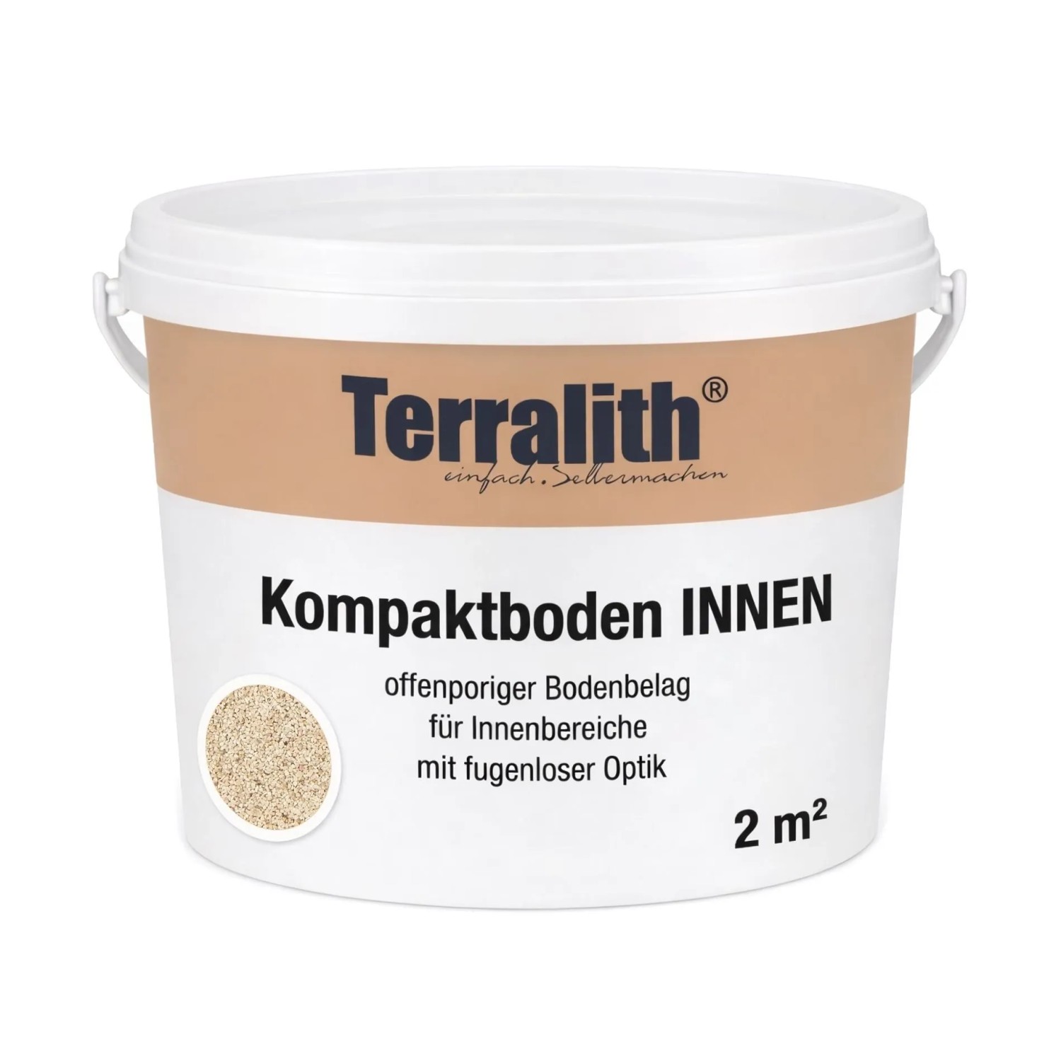 Terralith Kompaktboden Zabaione für 2 m²