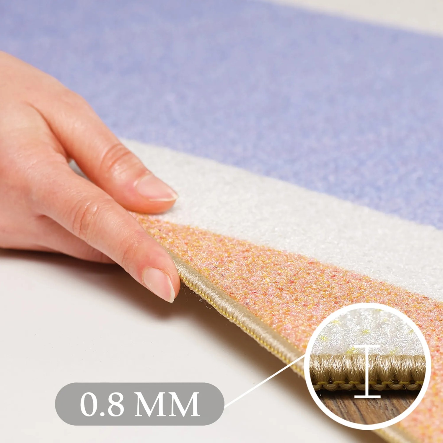 Detailaufnahme Ayyildiz Kinderteppich Play 2020 Multi (120x170 cm): Florhöhe 0,8 mm.