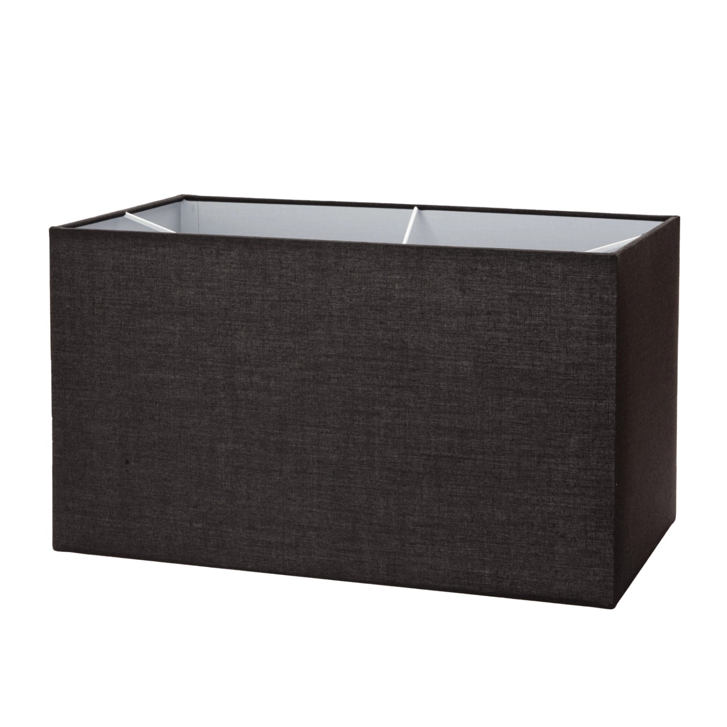 Orion Lightstyle Lampenschirm Rechteckig 40 x 22 x 23 cm Schwarz günstig online kaufen