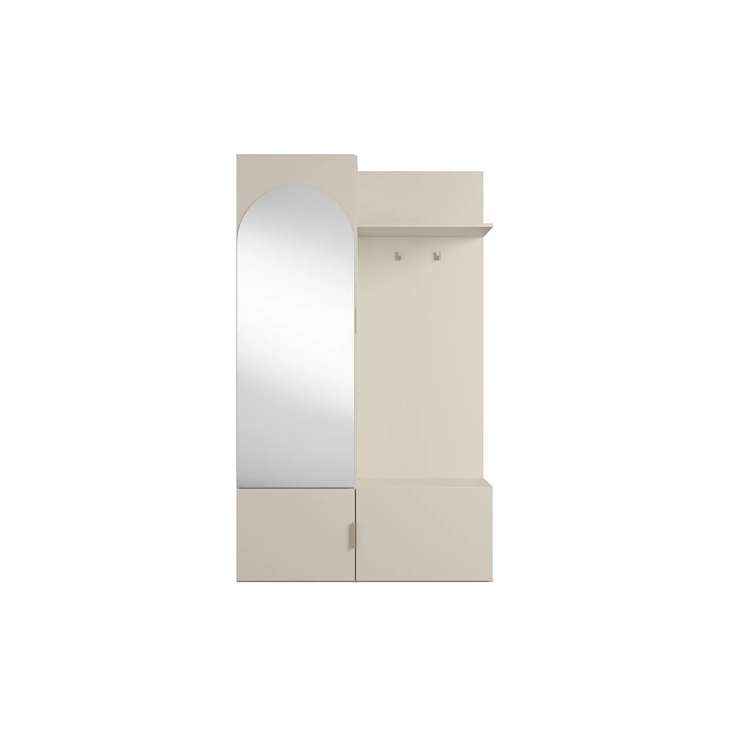Vente-unique Flurgarderobe Javeria Beige 120 cm
