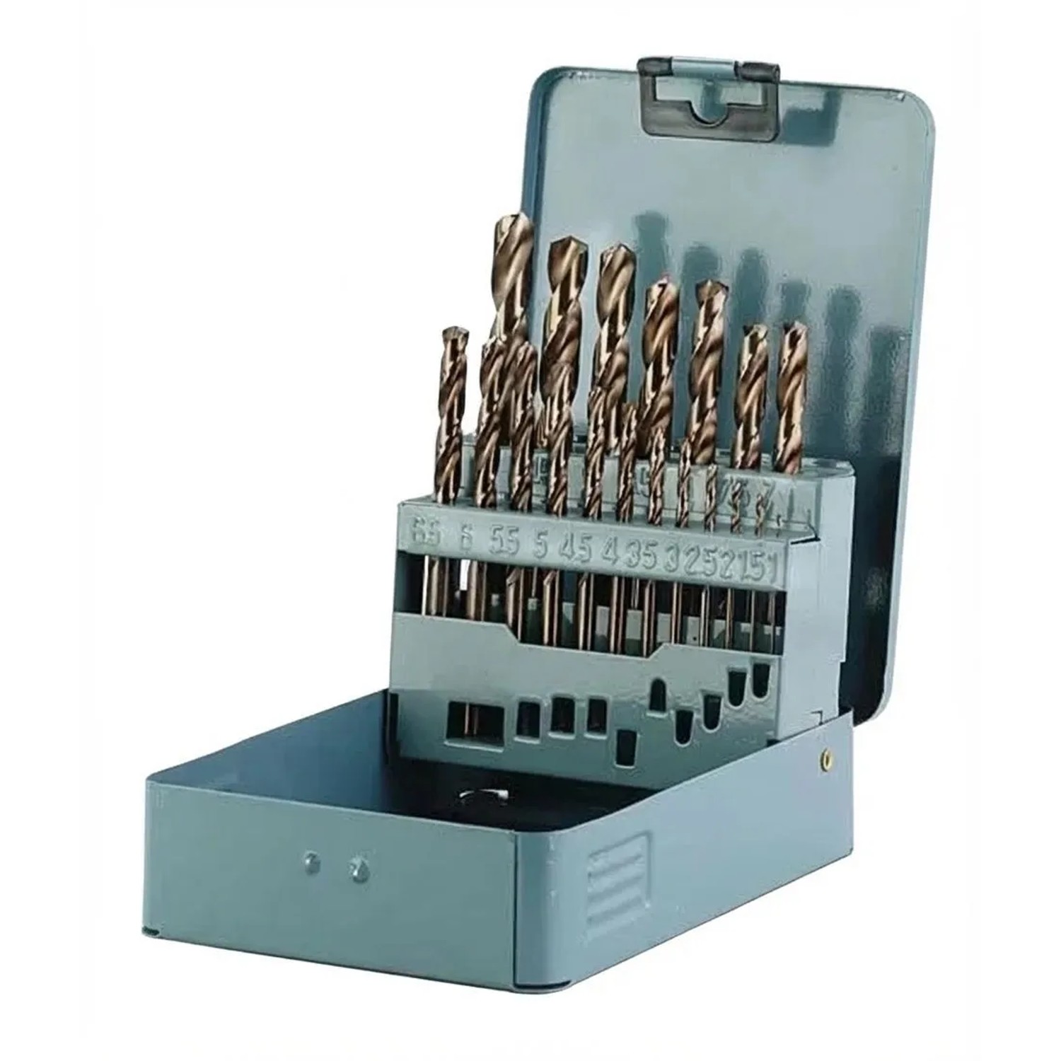 Image of Westfalia HSS Cobalt Bohrer-Set 19-Teilig 1-10 mm
