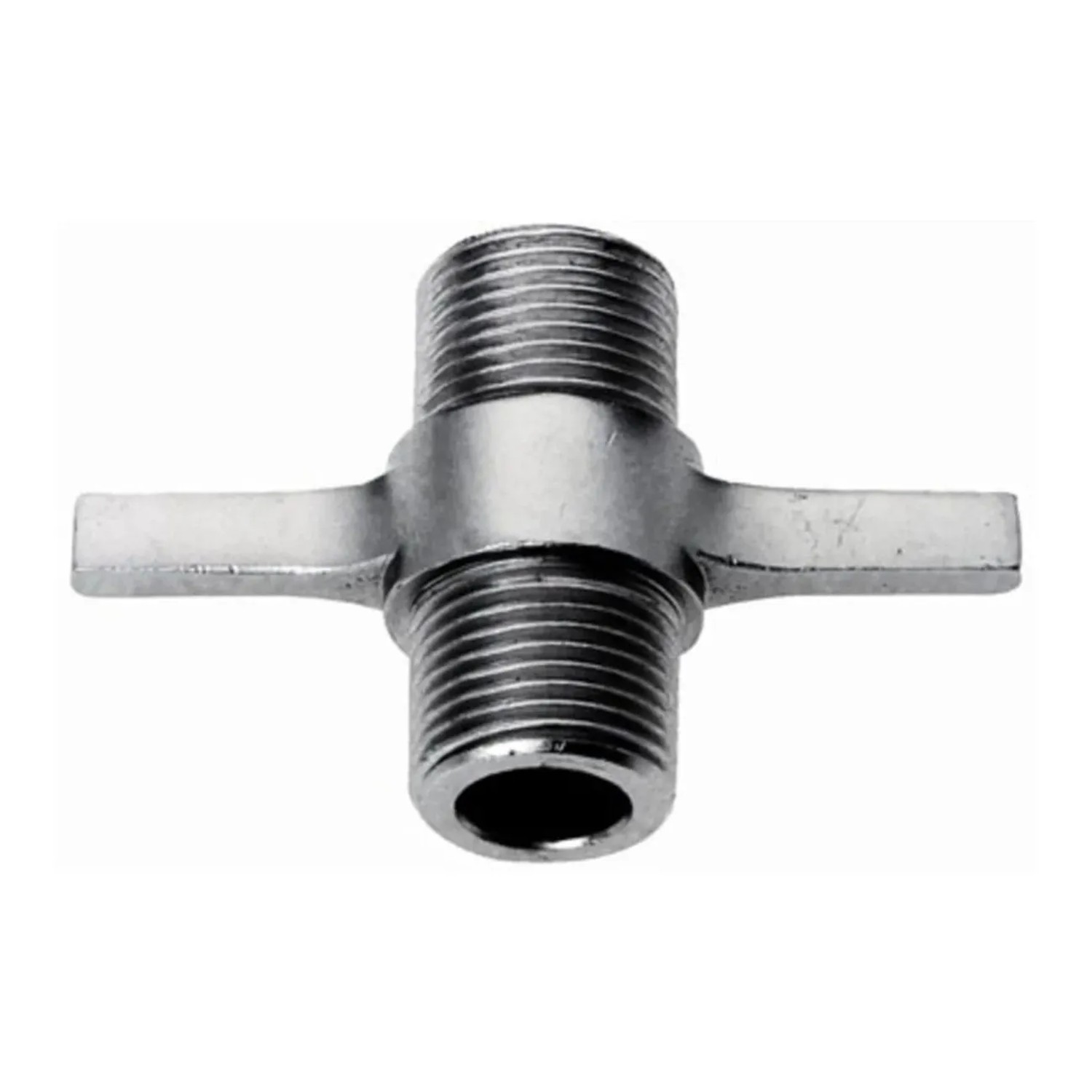 Ich-Zapfe Kellerverbindungsstück Bierleitungs-Verbindungsstück Flügelgriff 5/8 Zoll Silber Metall