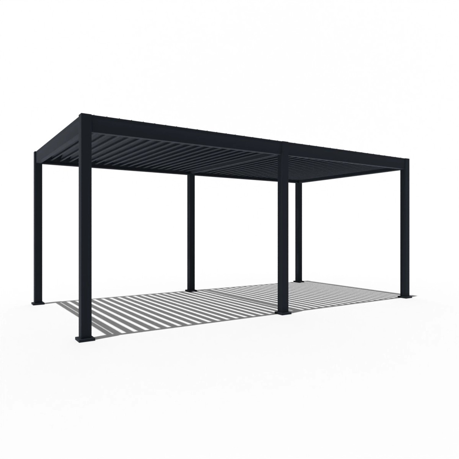 Weide Elektrische Deluxe Aluminium  Pergola 3 x 6 M mit LED günstig online kaufen