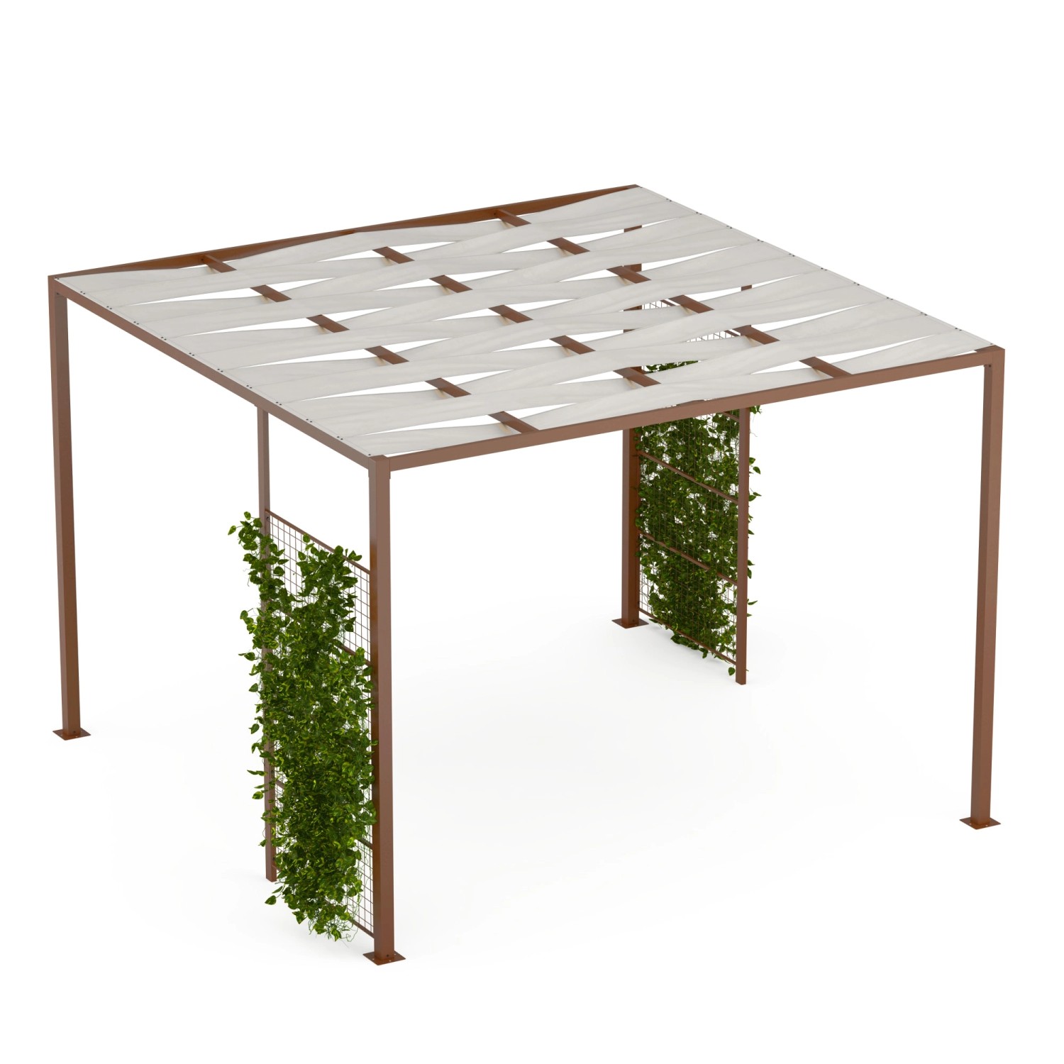 Blumfeldt Shade Cove GreenWall Pergola Gartenpavillon 3x3 m Sichtschutz Pul günstig online kaufen