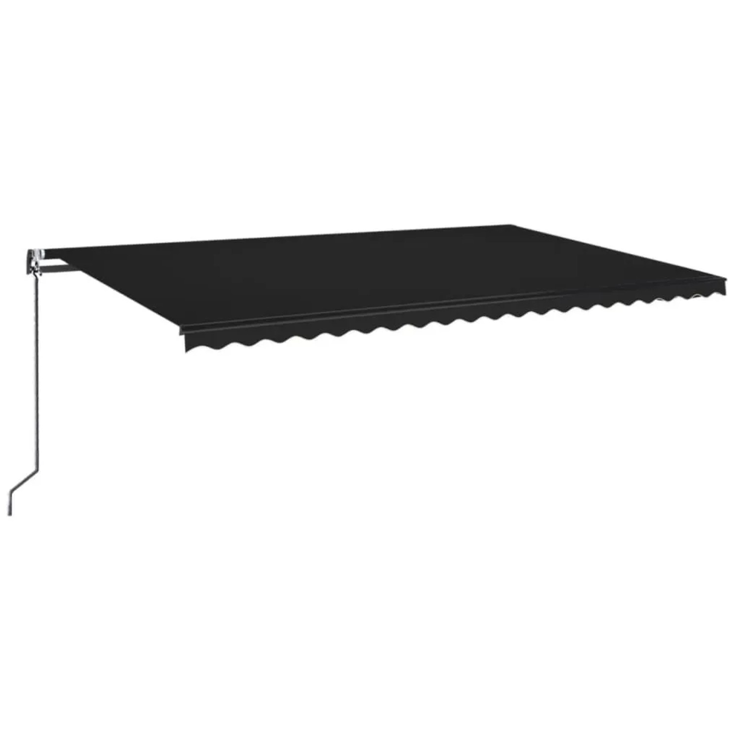 vidaXL Automatische Markise mit LED & Windsensor 500x350 cm Anthrazit 3069234