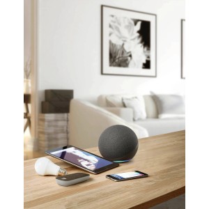 Eglo Zigbee Remote 2.0 Fernbedienung in Schwarz zur Steuerung von Connect Leuchten.