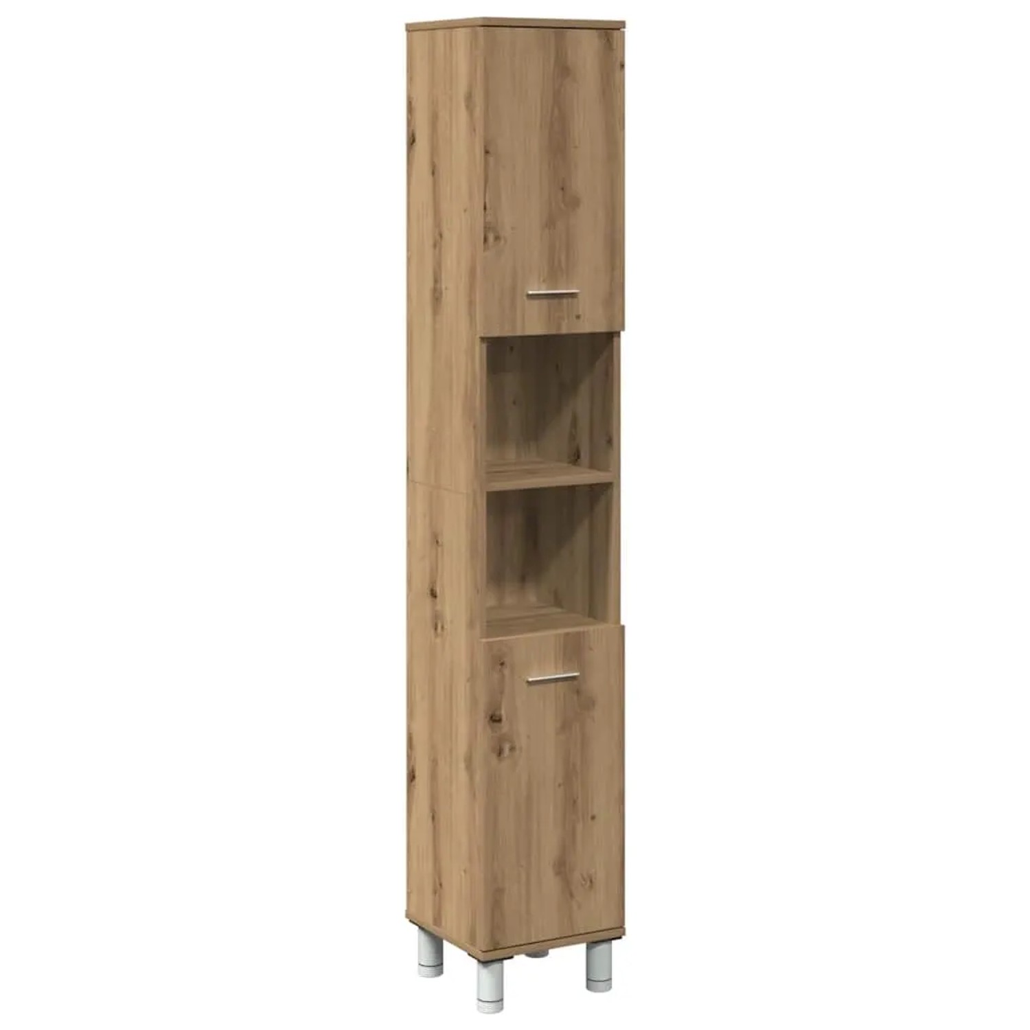 vidaXL Badschrank Artisan-Eiche 30x30x179 cm Holzwerkstoff 856141