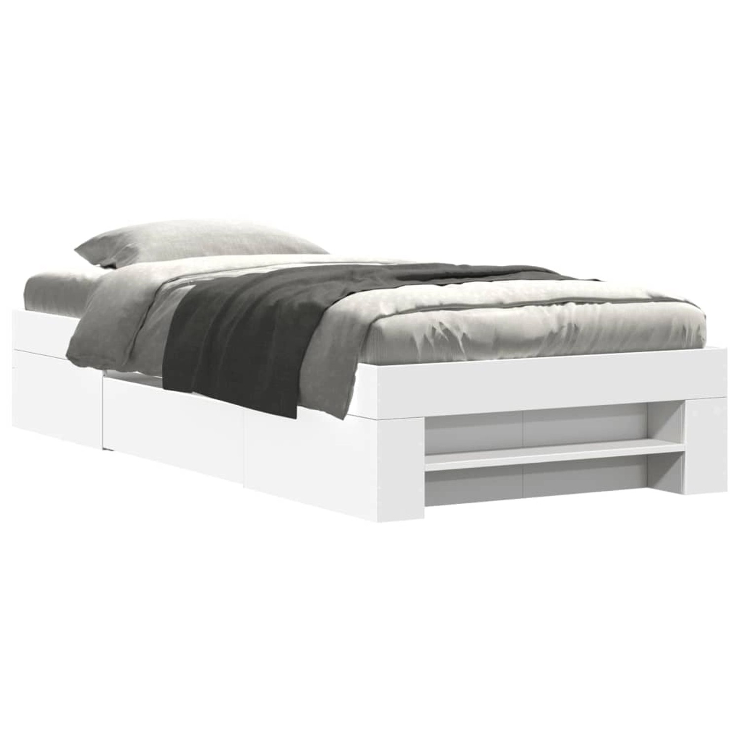 vidaXL Bettgestell Weiß 90x190 cm Holzwerkstoff 3295520 günstig online kaufen