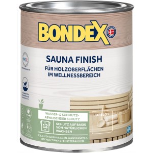 Bondex Sauna Finish Farblos 1 l Dose: Holzschutz für den Innenbereich, wasserabweisend.