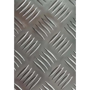 Arcansas Streckmetallblech, 60cm, Aluminium, mit rutschfestem Riffelblechmuster.