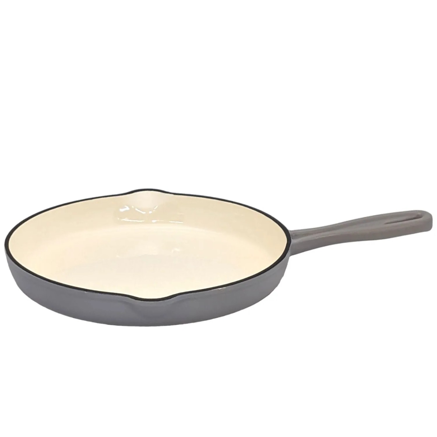 osoltus Gusseisen Pfanne Emailliert 26 Cm Emaillierte Gusseisenpfanne Hellgrau