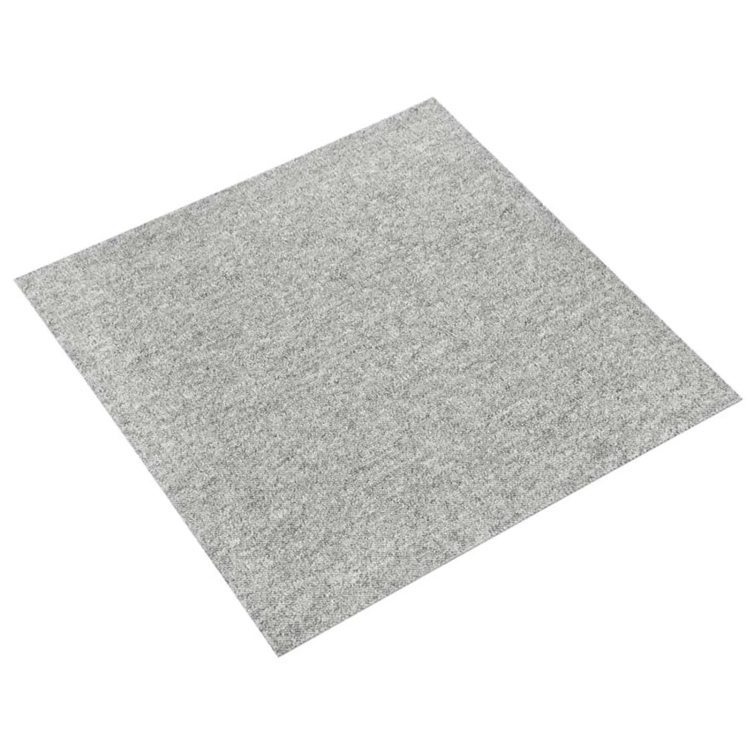 vidaXL Teppich 20 Stk Hellgrau 50 x 50 cm Polypropylen 42046747