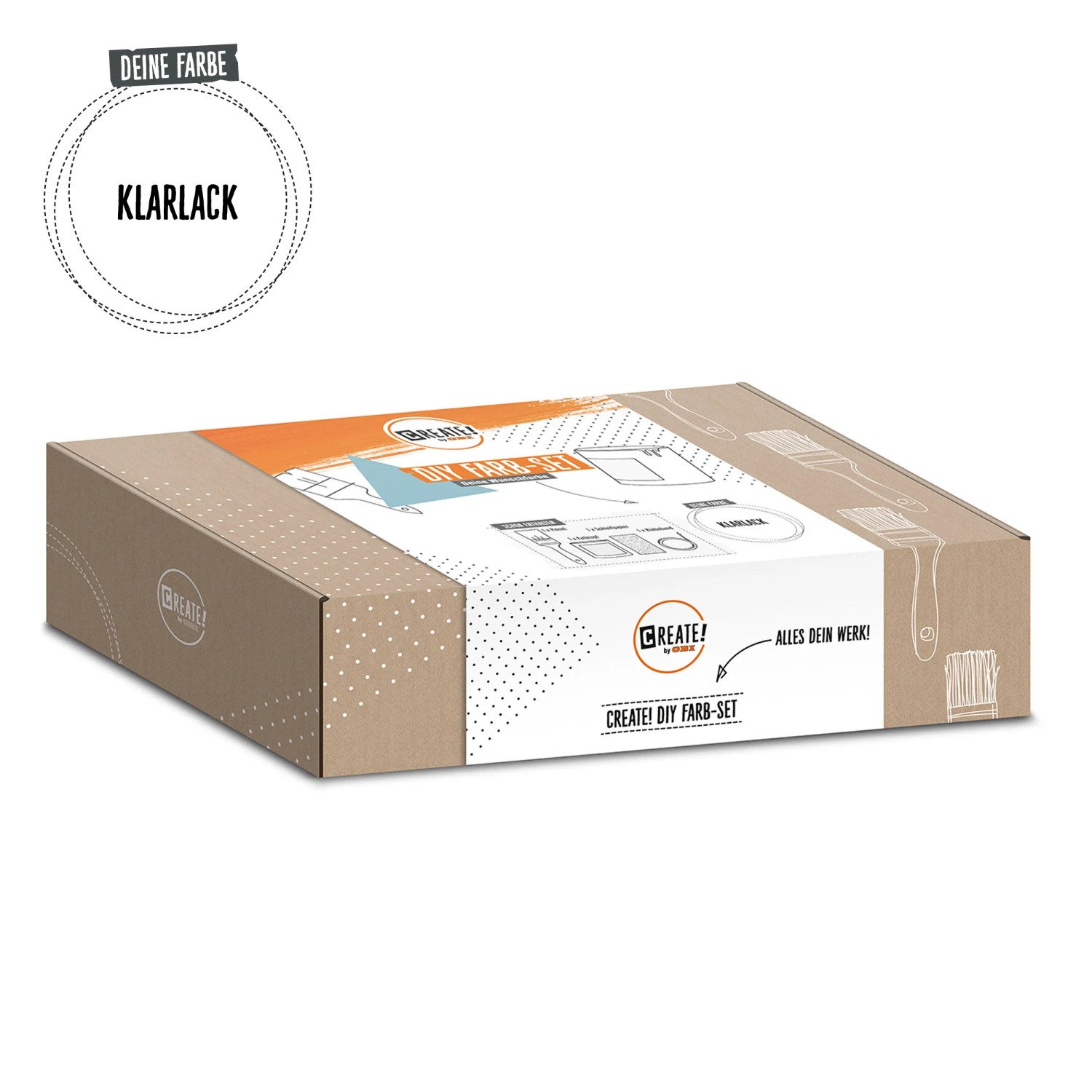 CREATE! by OBI DIY Farb-Set Klarlack 125 ml